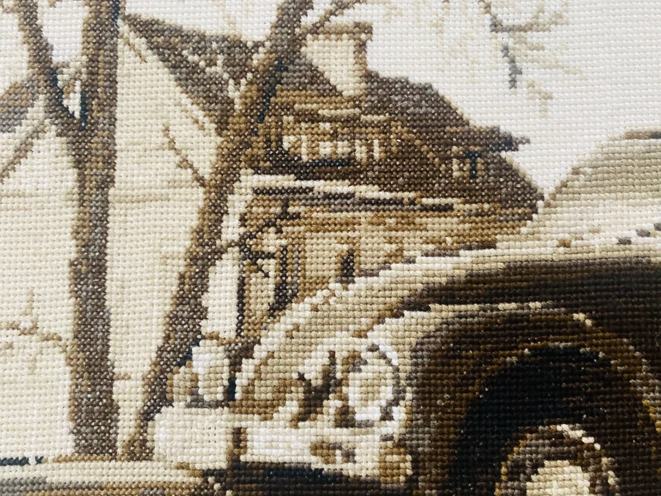 RIOLIS Counted Cross Stitch Kit 1177 The Beetle. Vintage Black & White Picture - Image 4 of 4