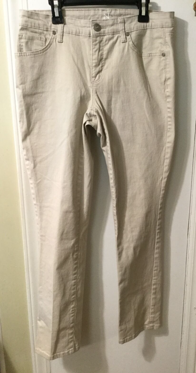 ND New Directions Straight Leg Lightweight Denim Light Tan Jeans Women's size 6S eBay