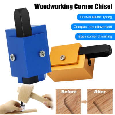 Corner Chisel Squaring Tool for Hinge Mortise Recess Squaring Door Installation