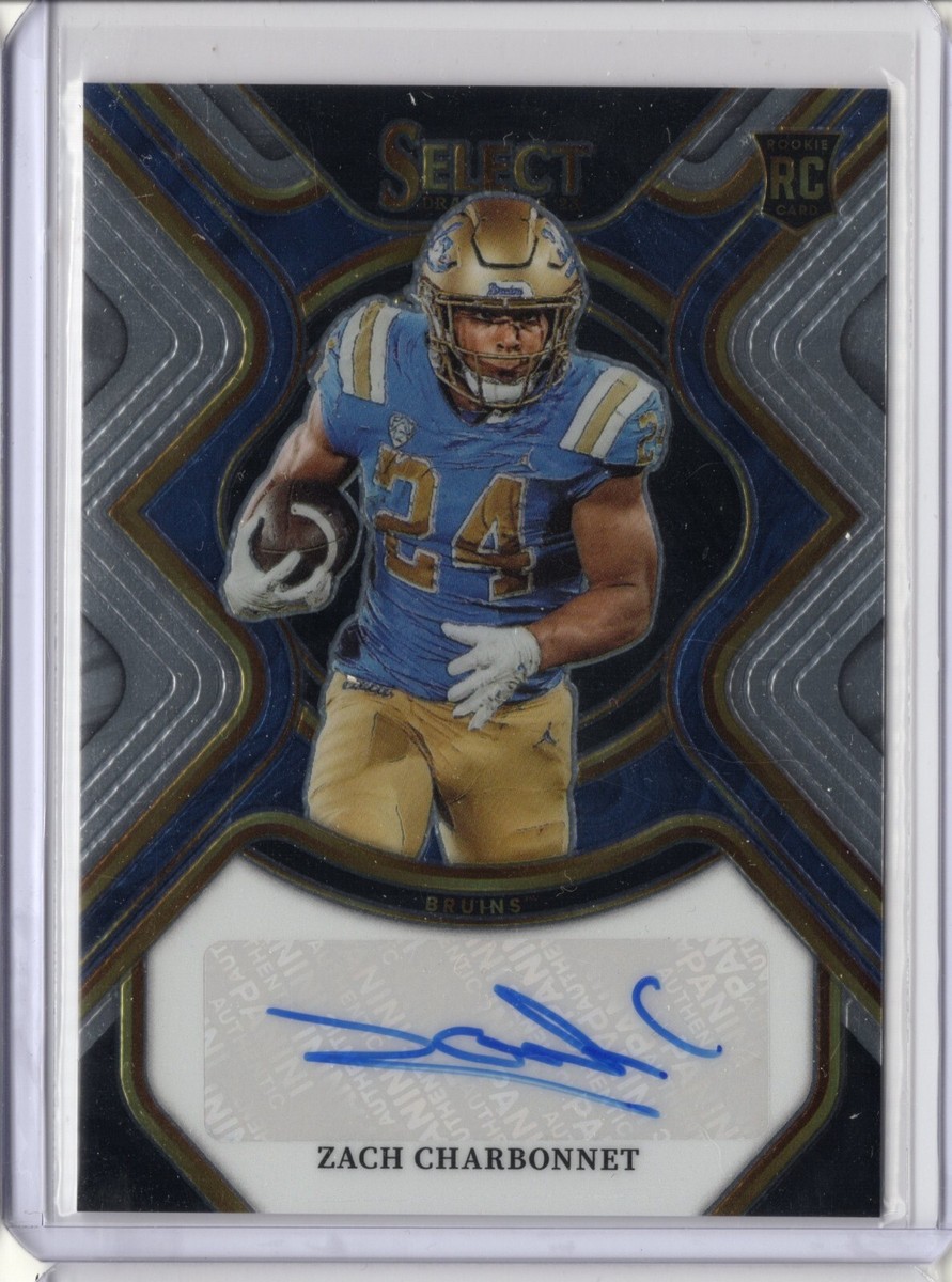2023 Select Draft Picks Zach Charbonnet Rookie Signatures