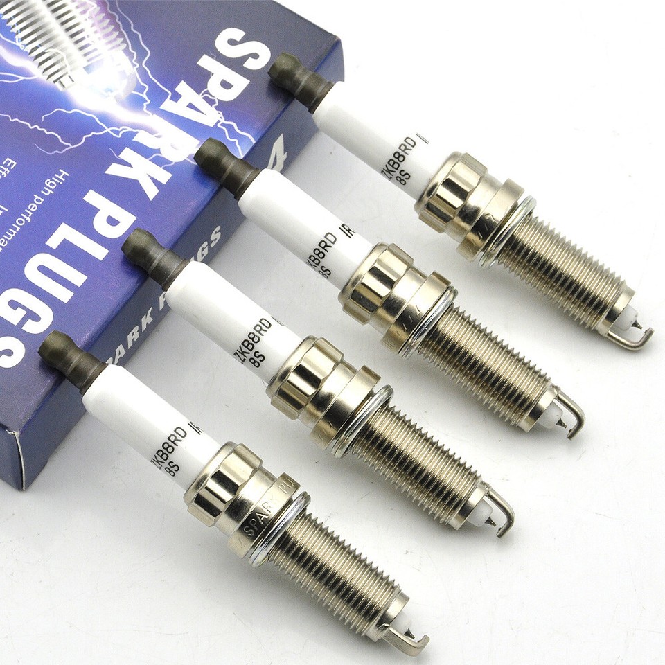 4X UF667 Ignition Coils and Spark Plugs set For BMW 128i 328i 330i 528i ...