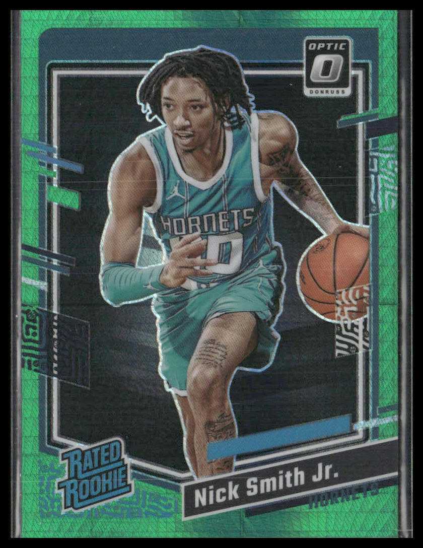 2023-24 Donruss Optic #224 Nick Smith Jr. Hyper Green