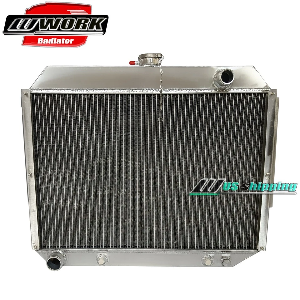 #CC332 Aluminum Radiator Fits 1966-1970 Dodge Monaco Polara Chrysl5.2 6.3 7.2 V8 - Image 3 of 4