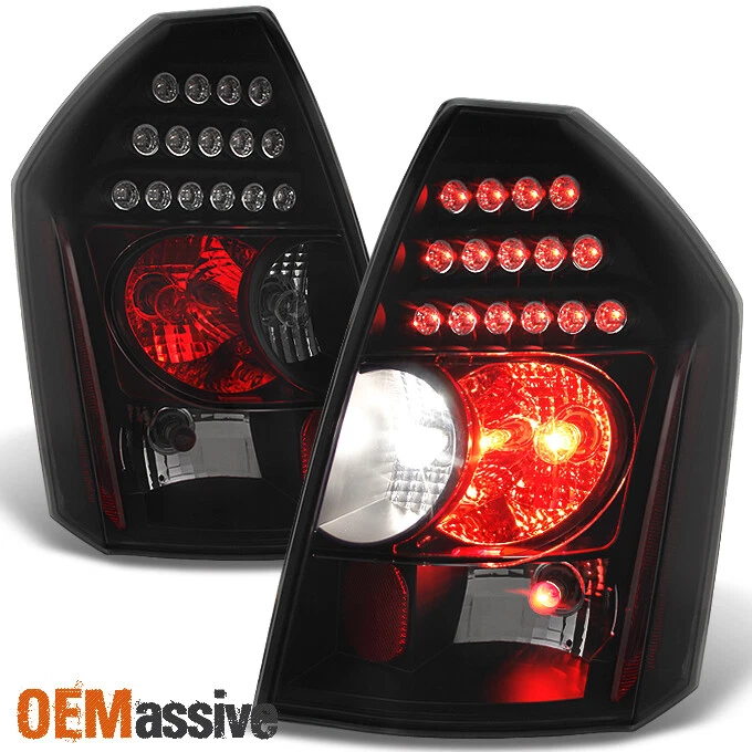 Luces traseras LED de humo negras izquierda + derecha de repuesto para Chrysler 300 2005-2007 Foto 2 de 4