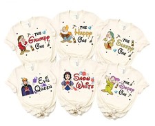 Disney Snow White and the Seven Dwarfs Characters Unisex Adult Kid Tee 82063