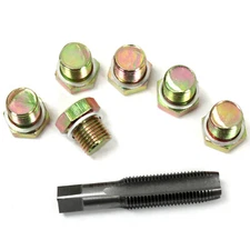 7pc M15 Oil Pan Thread Repair Kit Set Sump Drain Plug Repair Tool Kit for BMW
