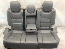 PORSCHE Cayenne 9PA Rücksitzbank Rücksitz Leder Grau mit Armlehne