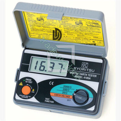 1PC KYORITSU 4105A-H Digital Earth Resistance Tester Multimeter With Hard Case
