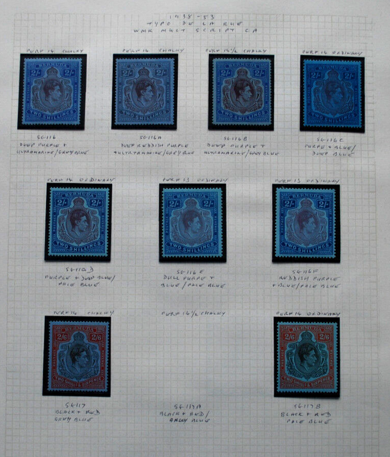 Bermuda Stamp Collection 1865 to 1970 All Mint Stamps eBay