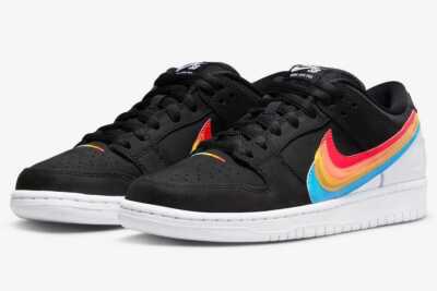 Nike SB Dunk Low Pro QS Polaroid Black White DH7722-001 Men's Size