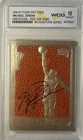 Fleer 1996-97 23KT Gold Michael Jordan Autographed WCG 10 '86 Signature