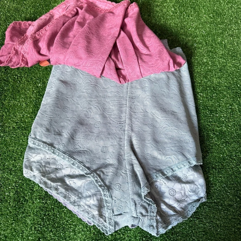 Paquete de 3 bragas Secret Treasures rosa con cordones talla grande XXXL NUEVAS Foto 2 de 4