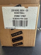 2024-25 Panini One and One Basketball Hobby Case (10) Sealed Boxes Sarr RC Year