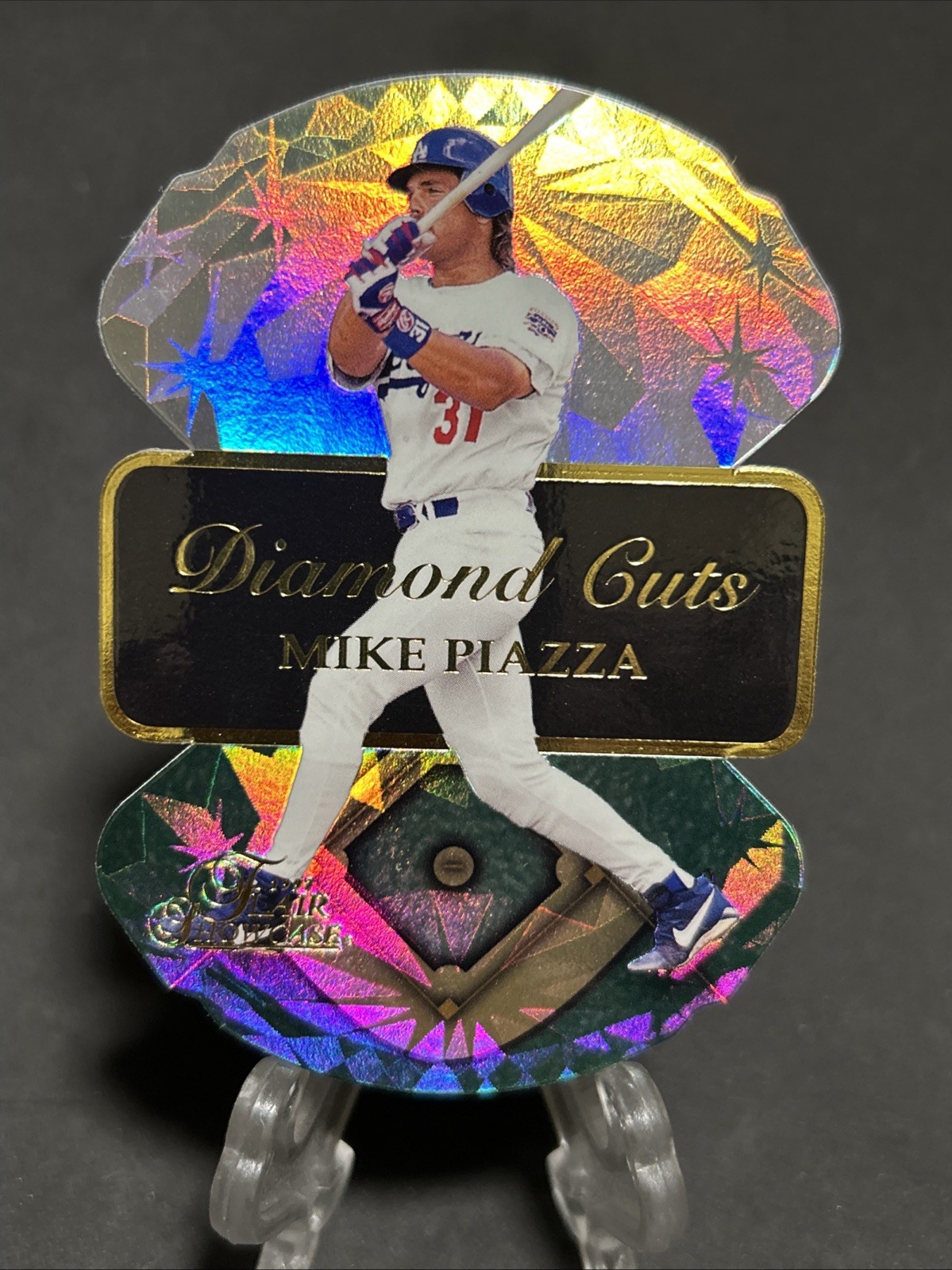 1997 Flair Showcase Diamond Cuts #12 MIKE PIAZZA Los ANGELES DODGERS