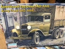 EASTERN EXPRESS  # 35123  1:35th SCALE GAZ -AAA SOVIET  ARMY TRUCK MODEL KIT