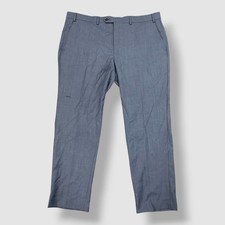 Michael Kors Men's Blue Wool Blend Stretch Suit Pants Size 40W 30L