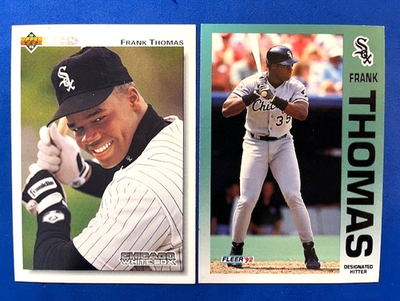 Frank Thomas 1992 Upper Deck & 1992 Fleer Baseball - White Sox | eBay