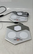 Disney Infinity Base NFC Reader Portal 2-Piece Video Game Accessory Not Tested