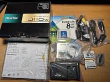 Fujifilm FinePix J110w 10MP Digital Camera Complete 1398