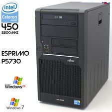 Fujitsu Siemens Esprimo P5730 Computer PC Windows Win XP 7 Parallel LPT 160GB