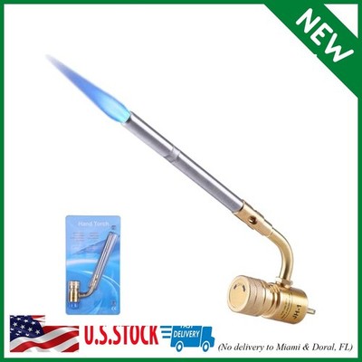 Propane Mapp Gas Torch Head 360° Rotatable Nozzle, Plumbing Torch Flame Adjustab