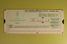 1969 American Radio Relay League L/C/F  Coil Calculator Slide Chart ARRL VF 