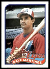1989 Topps Dave Martinez Montreal Expos #763