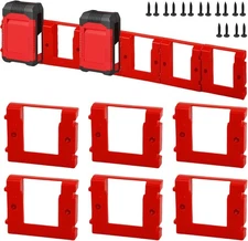 6PCS Battery Wall Mount Battery Holder for Einhell Power X-Change 18 V Batteries