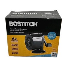 Bostitch Manual Pencil Sharpener Multiple Ways to Mount, Model MPS1-BLK