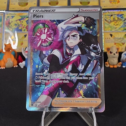 Piers TG28/TG30 Swsh10 Astral Radiance Trainer Gallery Full Art Holo UR