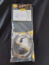 SV 650 S ohne ABS WVBY ab&acute;03 SPIEGLER STAHLFLEX UMMANTELT vorne & hinten SV650S