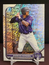2022 Bowman Chrome - Prospects Warming Bernabel Shimmer Refractor #BCP-188