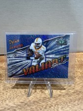 2025 Leaf Valiant Football Valiant Spirit Blue 1/1 Dylan Sampson Tennessee
