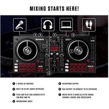 Serato DJ Controller with Mixer and Effects Paddles