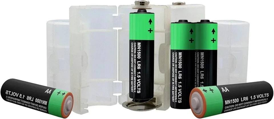 Popular Mechanics AA to C/D Battery Converters – 4-Pack Adapters for AA to C & D - Image 3 of 4
