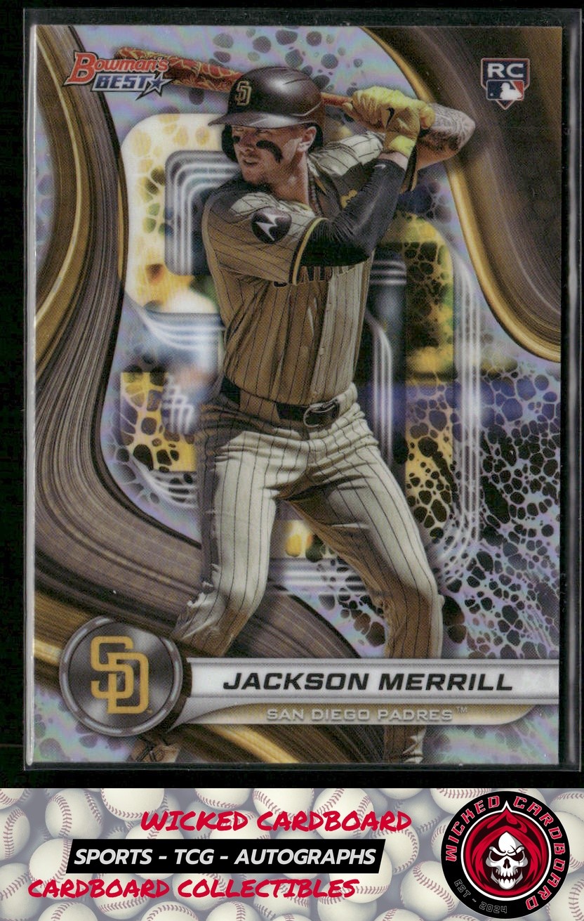Jackson Merrill 2024 Bowman's Best Refractors #56 San Diego Padres