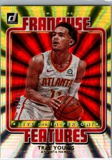 2020-21 Donruss #1 Trae Young Franchise Features Holo Red Laser #/99