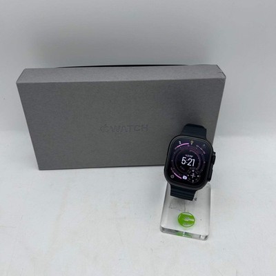 Unlocked Apple Watch Ultra 3 49MM Natural Titanium Black Ocean Band A3281