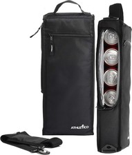 Golf Cooler Bag Soft Sided Insulated Cooler Holds a 6 Pack of Cans/Two Wine