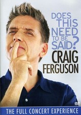 Craig Ferguson: Does This Need to Be Said? [New DVD] Widescreen