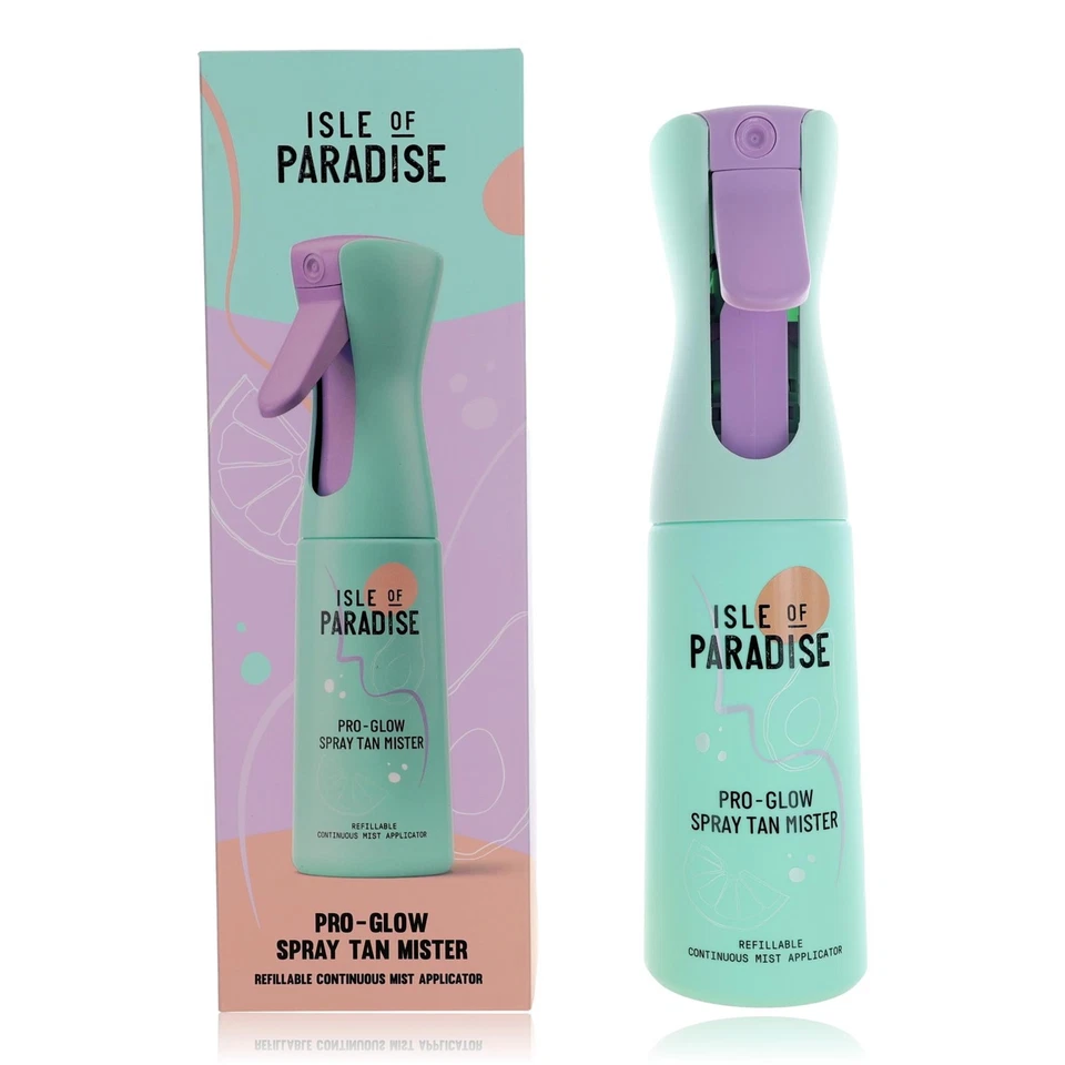 Isle of Paradise Pro-Glow Spray Bronceado Mister Aplicador de Niebla Continua Recargable