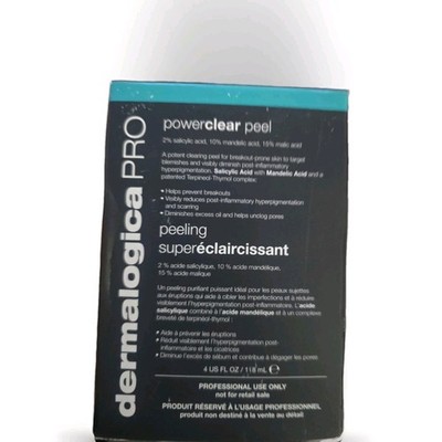 Authentic Dermalogica Pro Power Peel PowerClear Peel - 4 oz 118 ml New In Box