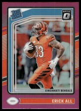 2024 Donruss Optic #233 Erick All Jr. Pink Cincinnati Bengals