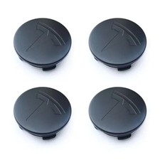 Wheel Center Hub Cap Kit with Tesla Emble Brand Center Caps for Matte Black