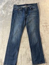 Lucky Brand Jeans Womens 14 34w 39.5L 32I Blue Tag Straight Sweet n Straight