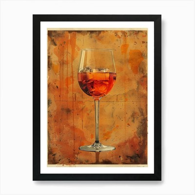 Aperol Spritz Art Print 285 Art Pri Framed Wall Art Poster Canvas Print Picture