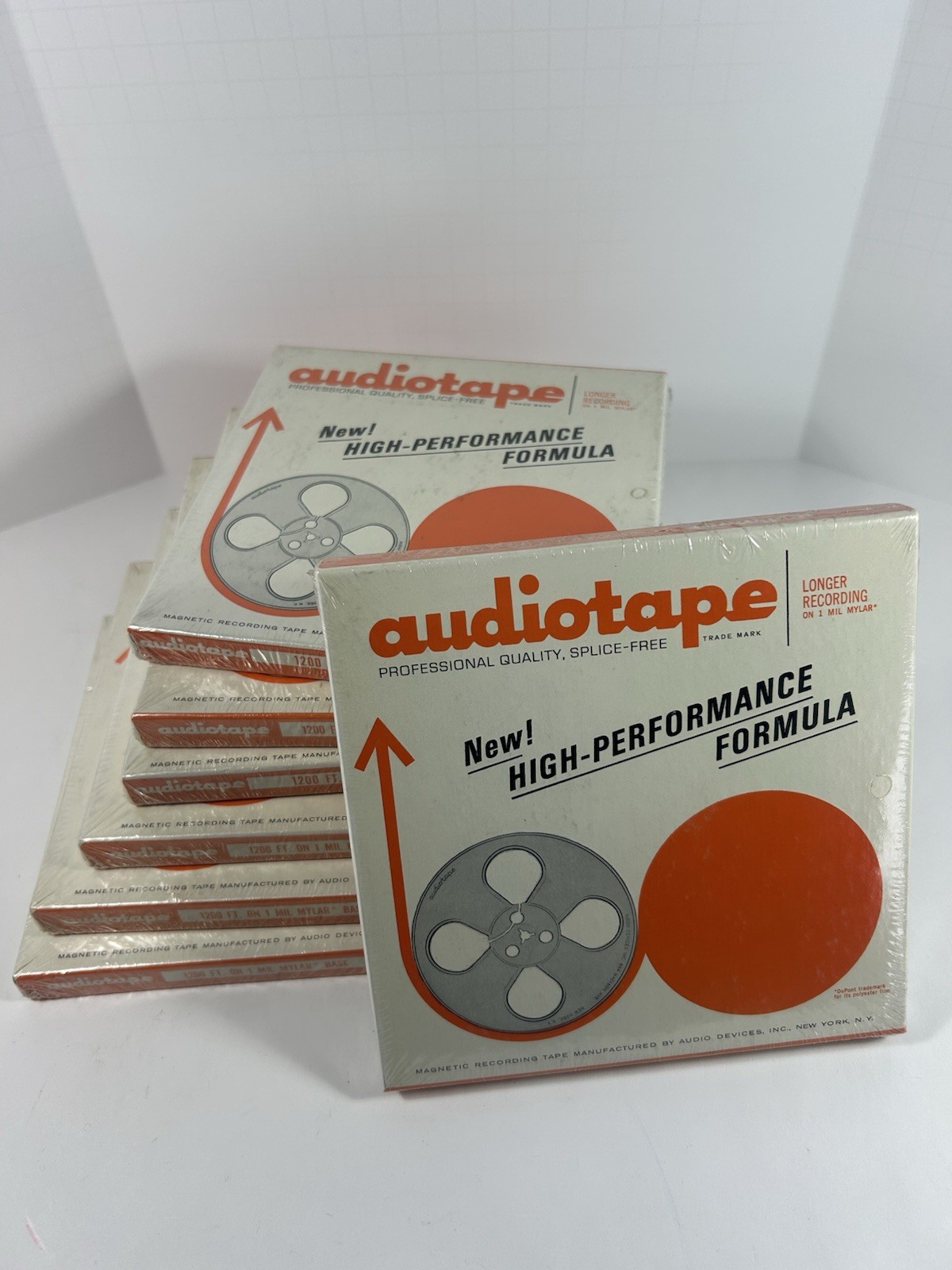 Audiotape Reel to Reel Recording Tape Lot of 7 Sealed 1200 Ft 1 Mil Mylar