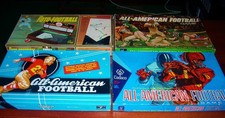 Cadaco Football Board Game Lot of 4 Versions 1950s 1960s 1970s All American Foto
