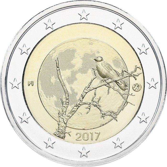 2 Euros Commémo. 2017 - La Nature finlandaise