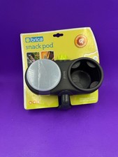 BRICA Deluxe Snack Pod Stroller Drink and Snack Holder Gray